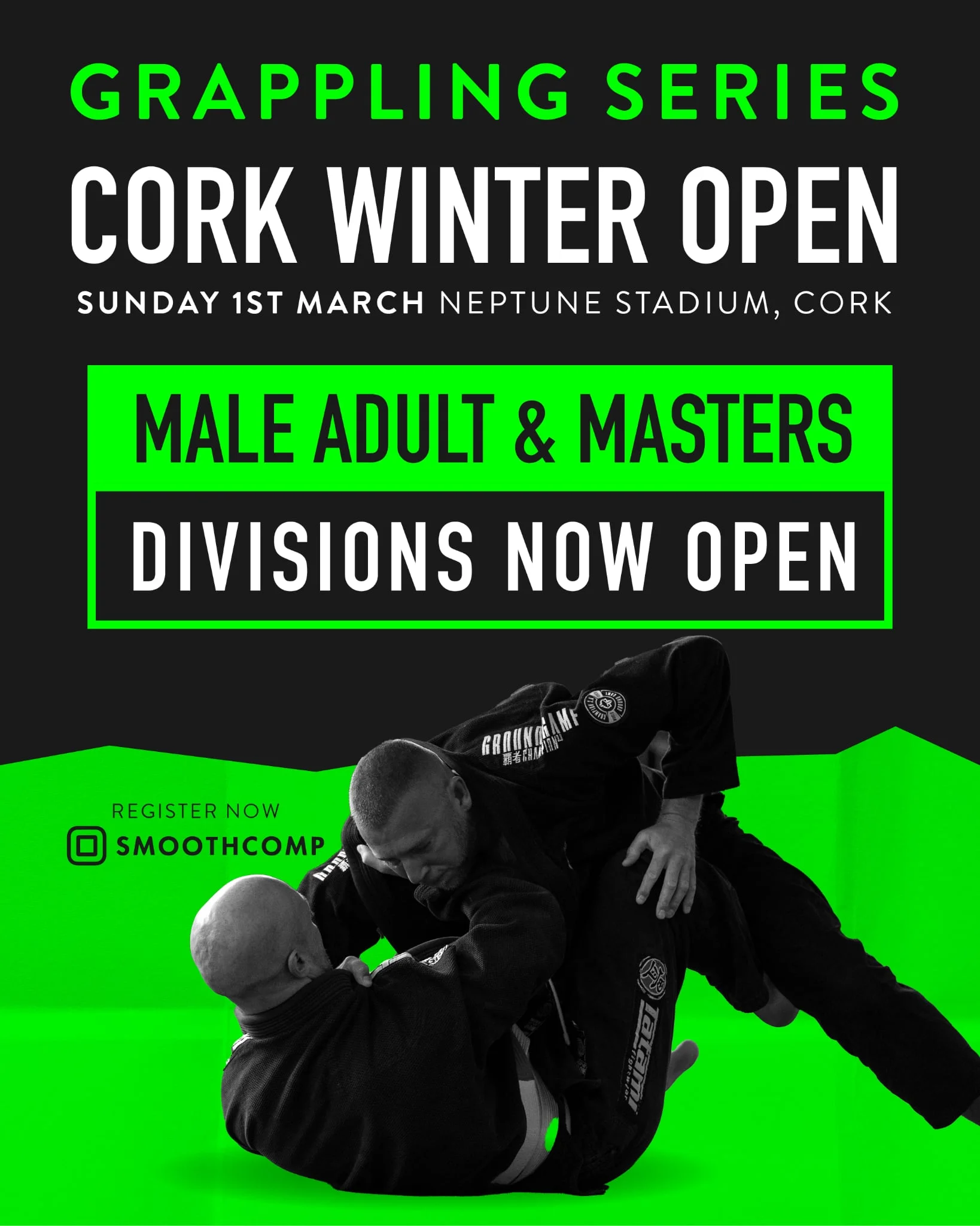 Men's Divisions - Cork Open Winter 2026